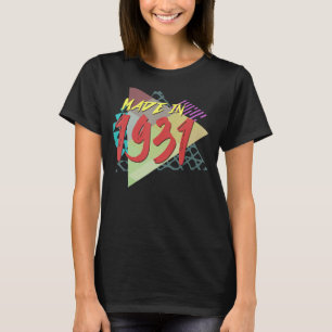 Made In 1931 92nd Birthday For 92 Years Old T-Shirt