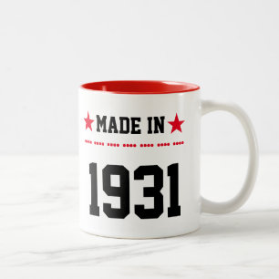 Made in 1931 Two-Tone coffee mug