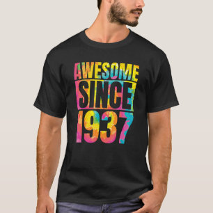 Made In 1937 86 Year Of Being Awesome 86 Birthday T-Shirt