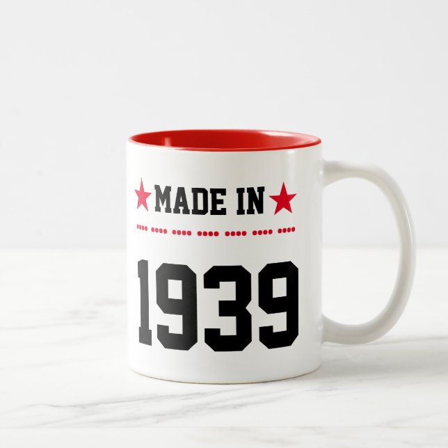 Made in 1939 Two-Tone coffee mug (Right)