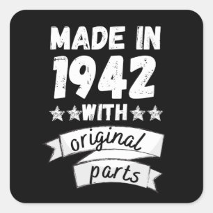 made in 1942 with original parts, square sticker