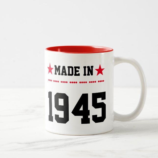 Made in 1945 Two-Tone coffee mug (Right)