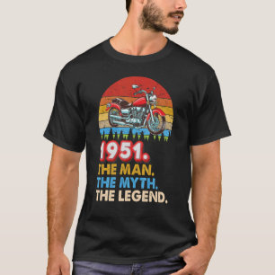 Made In 1951 The Man Myth Legend 70 Years Old 70th T-Shirt