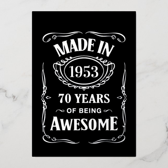 Made in 1953 70 years of being awesome 2023 bday (Front)
