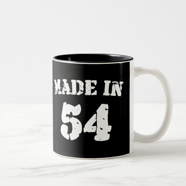 Made In 1954 Two-Tone Coffee Mug (Right)