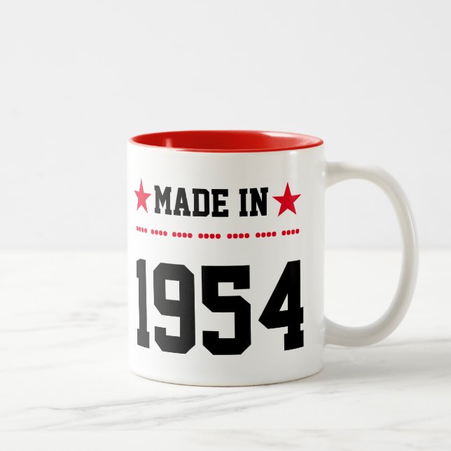 Made in 1954 Two-Tone coffee mug (Right)