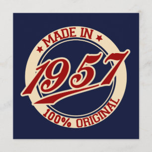 Made In 1957 Card