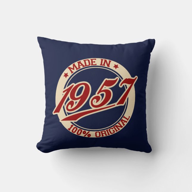 Made In 1957 Cushion (Front)