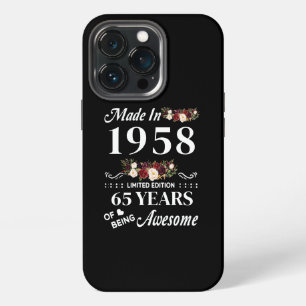 Made In 1958 Limited Edition 65 Years Of Being iPhone 13 Pro Case