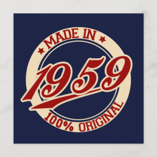 Made In 1959 Card