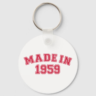 Made in 1959 key ring