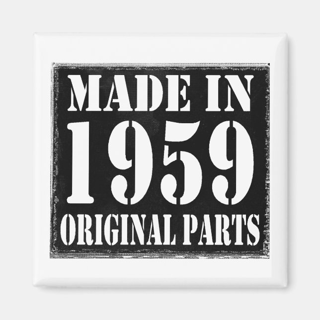 MADE IN 1959 MAGNET (Front)