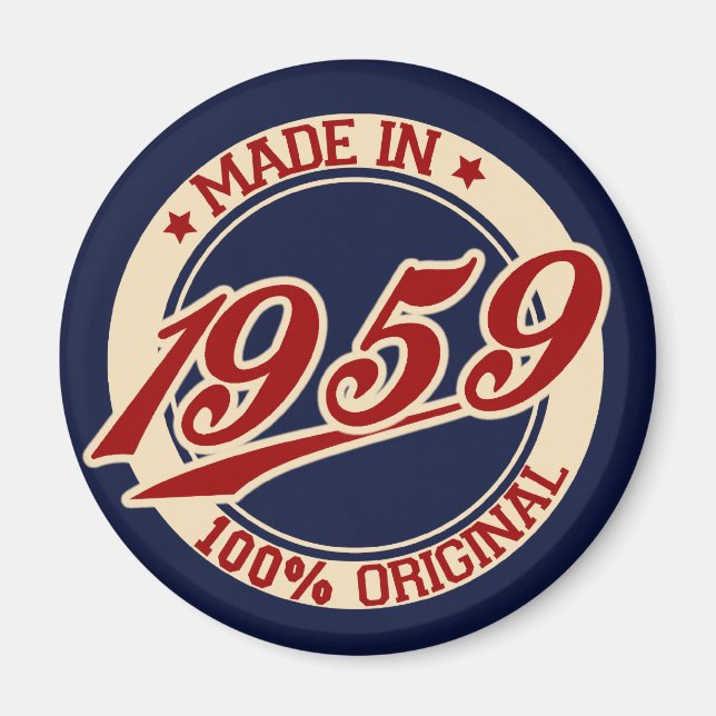 Made In 1959 Magnet (Front)