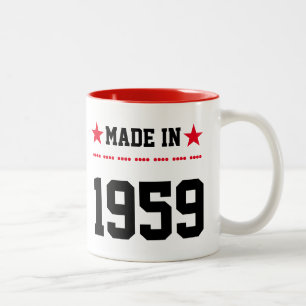 Made in 1959 Two-Tone coffee mug
