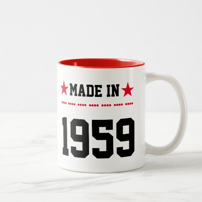 Made in 1959 Two-Tone coffee mug (Right)