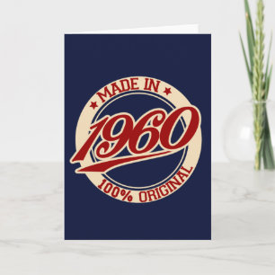Made In 1960 Card