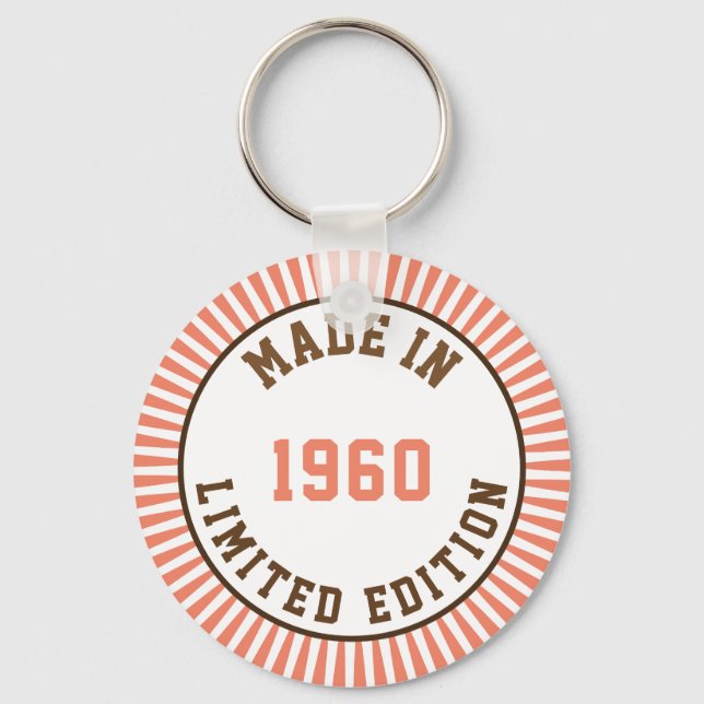 Made in 1960 key ring (Front)