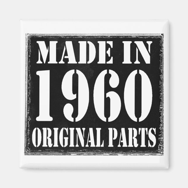 MADE IN 1960 MAGNET (Front)