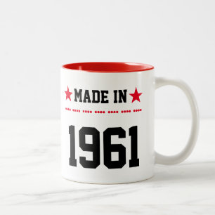 Made in 1961 Two-Tone coffee mug