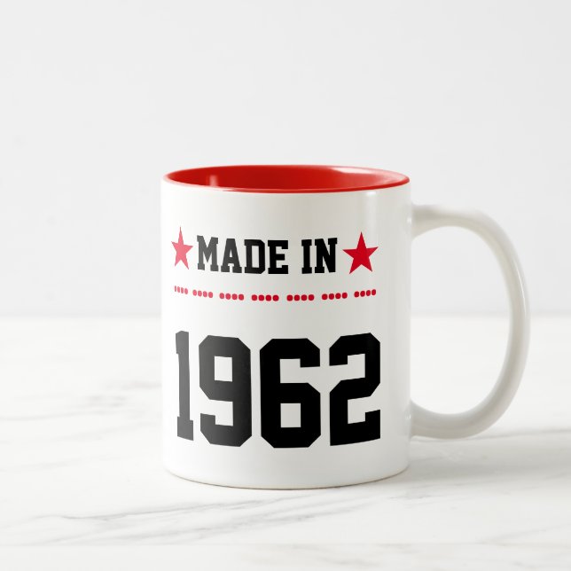 Made in 1962 Two-Tone coffee mug (Right)