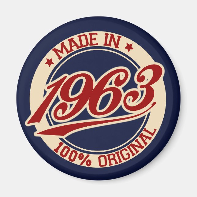 Made In 1963 Magnet (Front)