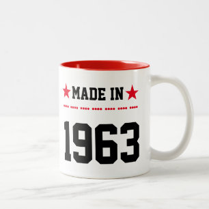 Made in 1963 Two-Tone coffee mug