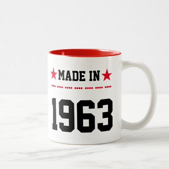 Made in 1963 Two-Tone coffee mug (Right)