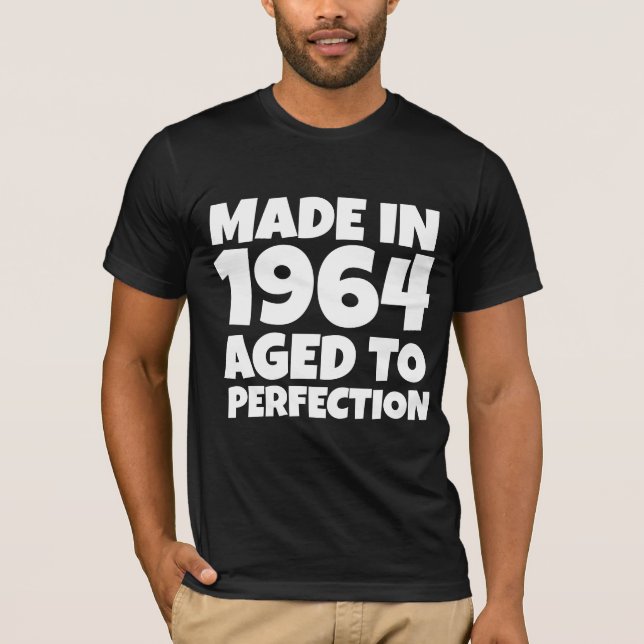 MADE IN 1964 BIRTHDAY T-SHIRTS (Front)