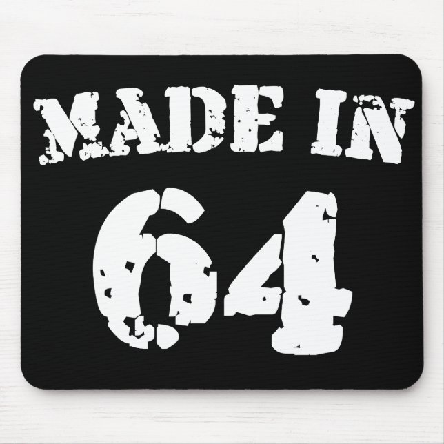 Made In 1964 Mouse Pad (Front)