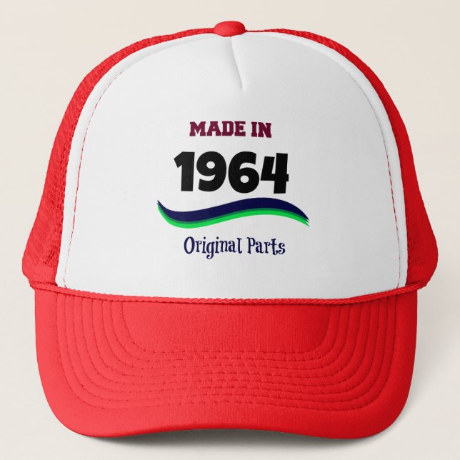 Made in 1964, Original Parts Trucker Hat (Front)