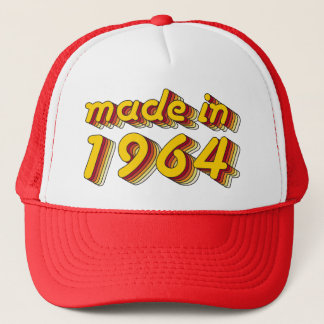 Made in 1964 (Yellow&Red) Trucker Hat
