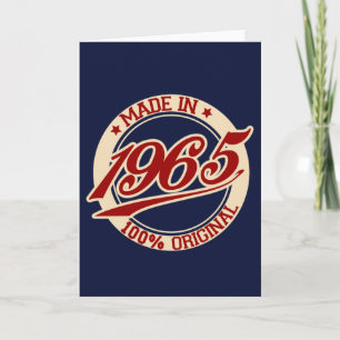 Made In 1965 Card