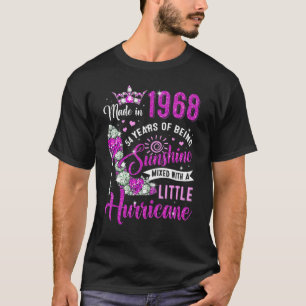 Made In 1968 54 Year Old Womens Sunshine 54th Birt T-Shirt