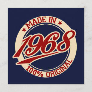 Made In 1968 Card