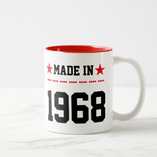 Made in 1968 Two-Tone coffee mug