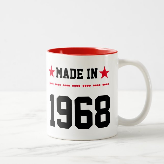 Made in 1968 Two-Tone coffee mug (Right)