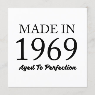 Made In 1969 Card