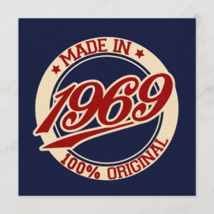 Made In 1969 Card