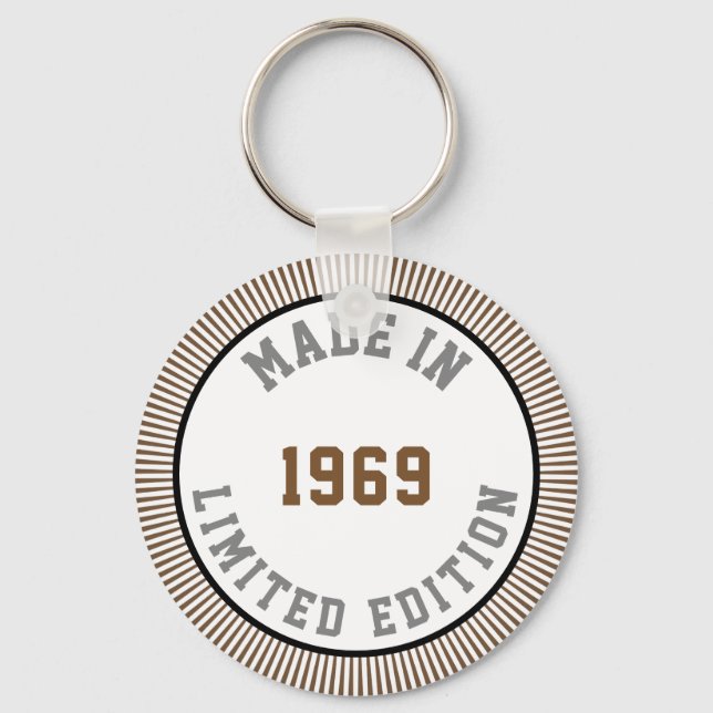 Made in 1969 key ring (Front)
