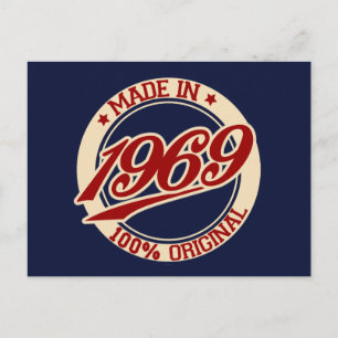 Made In 1969 Postcard