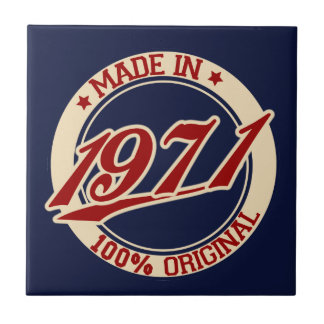 Made In 1971 Tile
