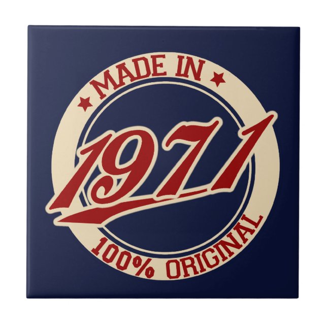 Made In 1971 Tile (Front)