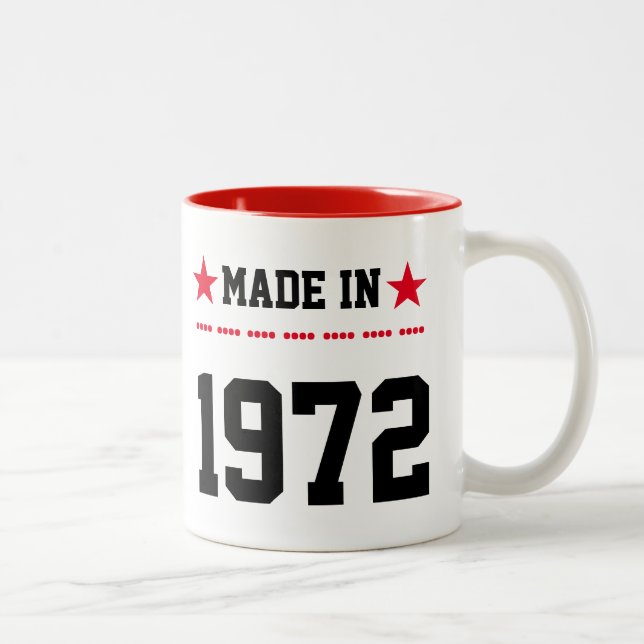 Made in 1972 Two-Tone coffee mug (Right)