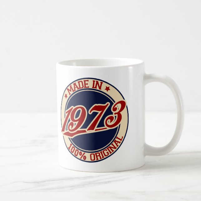 Made In 1973 Coffee Mug (Right)