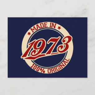 Made In 1973 Postcard