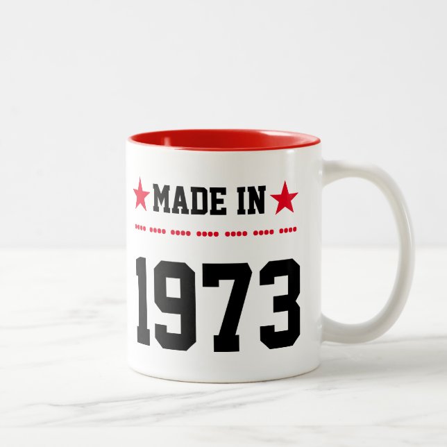 Made in 1973 Two-Tone coffee mug (Right)