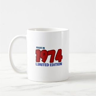 Made in 1974 Limited Edition T-Shirt Coffee Mug