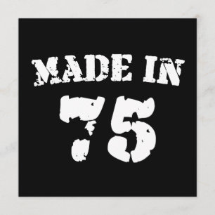 Made In 1975 Card