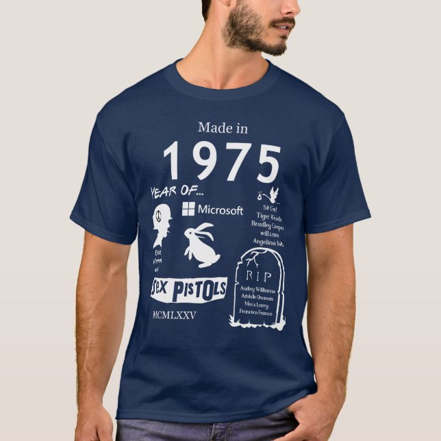 Made in 1975 TShirt (Front)