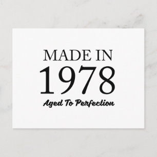 Made In 1978 Postcard